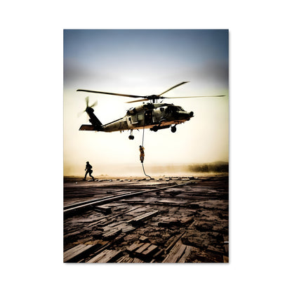 Poster Vol en Haute Mer