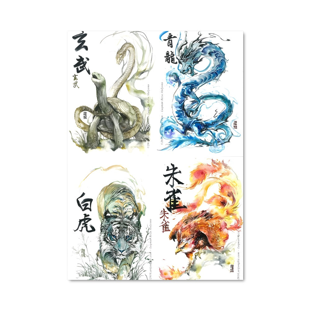 Poster Dragon Céleste