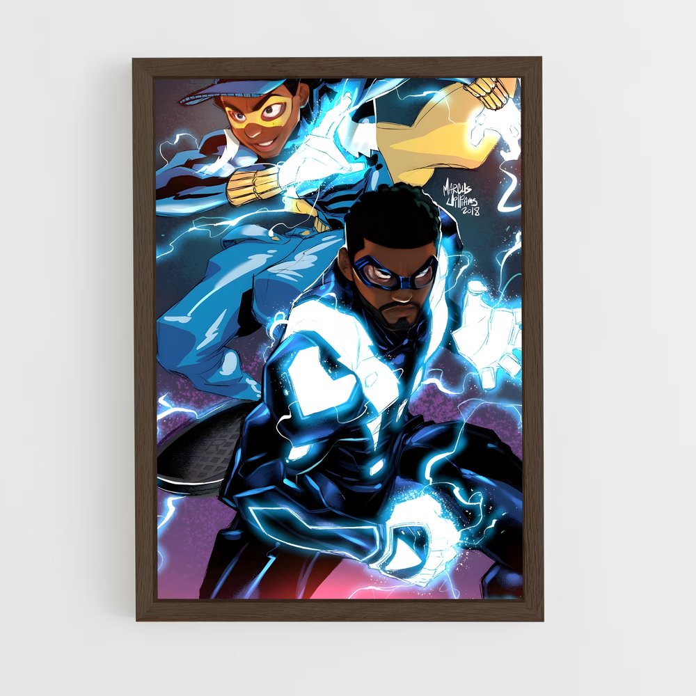ap-black lightning-1 cadre Bois foncé