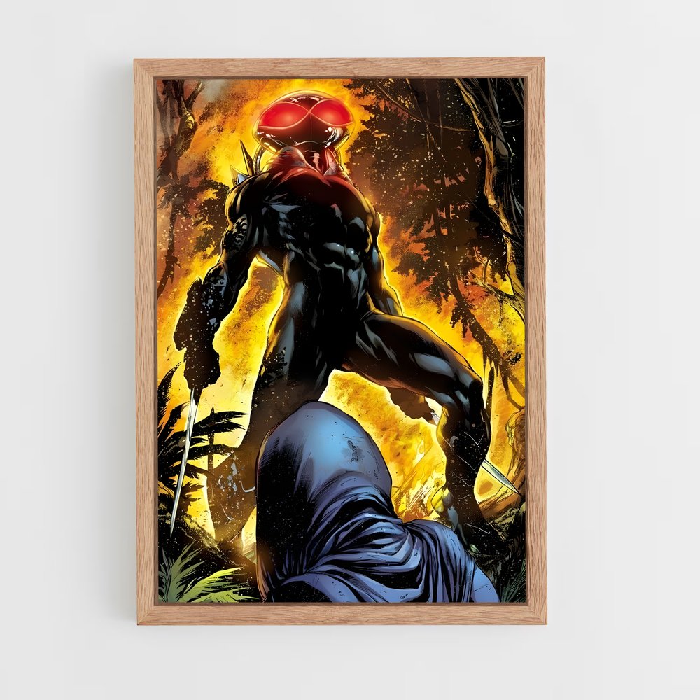 ap-black manta-14 cadre Bois clair