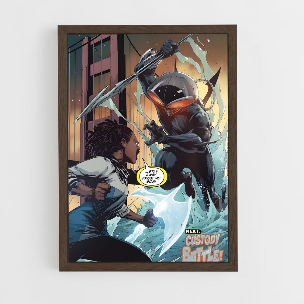 ap-black manta-16 cadre Bois foncé