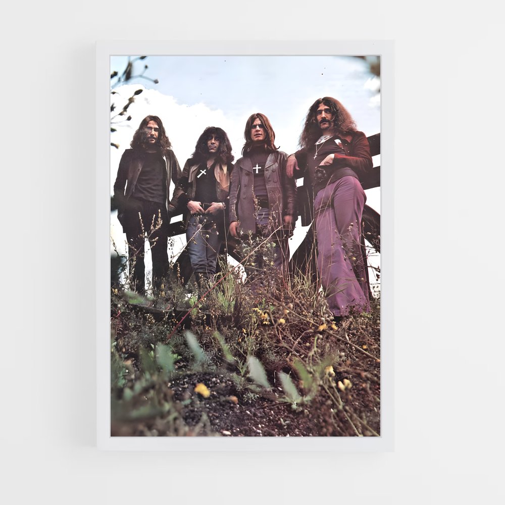 ap-black sabbath-10 cadre Blanc