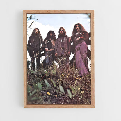 ap-black sabbath-10 cadre Bois clair