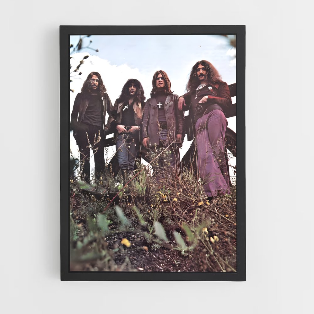 ap-black sabbath-10 cadre Noir