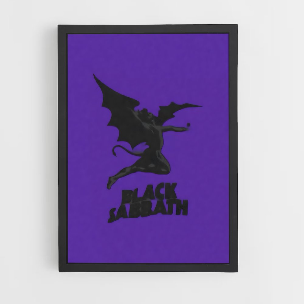 ap-black sabbath-11 cadre Noir