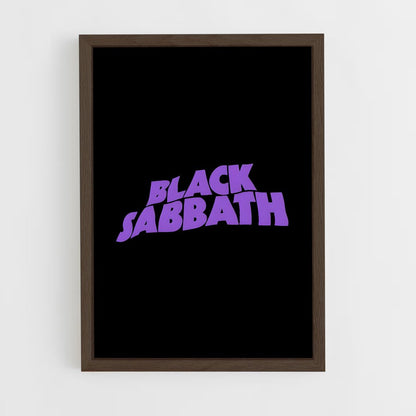 ap-black sabbath-4 cadre Bois foncé