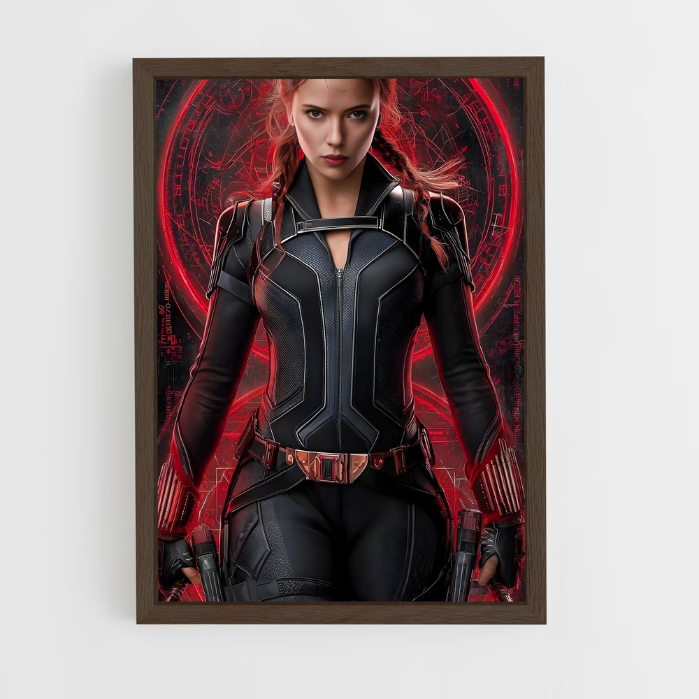 ap-black widow-3 cadre Bois foncé