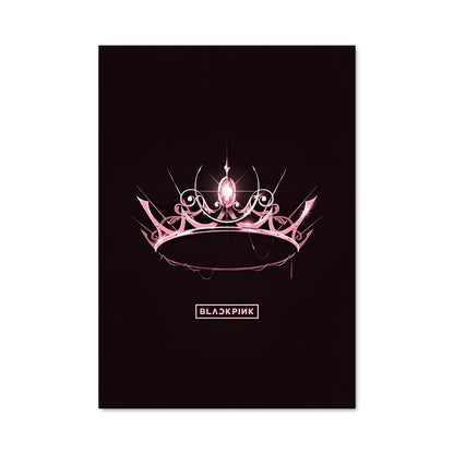 Poster Crowned in Blackpink