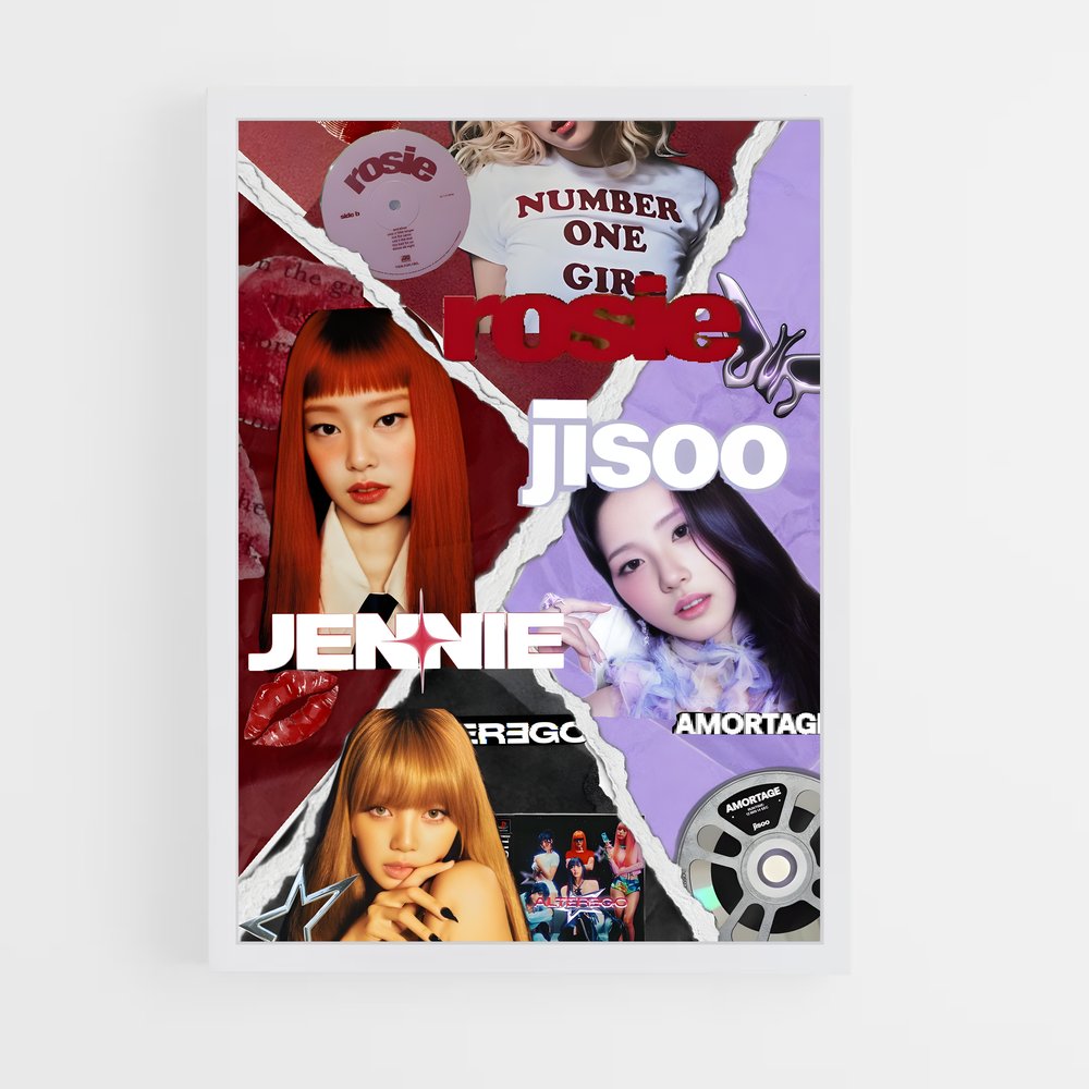 ap-blackpink-8 cadre Blanc