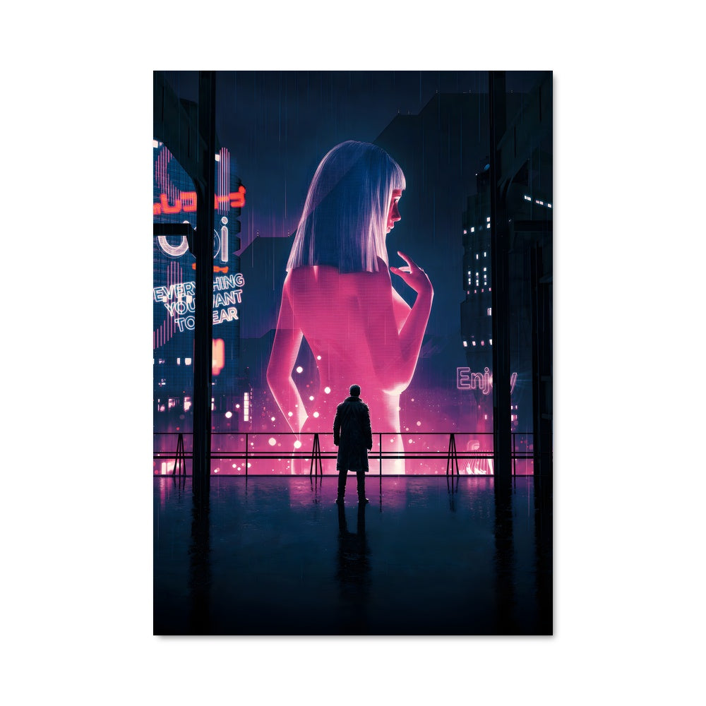 Poster Réflexion Néon