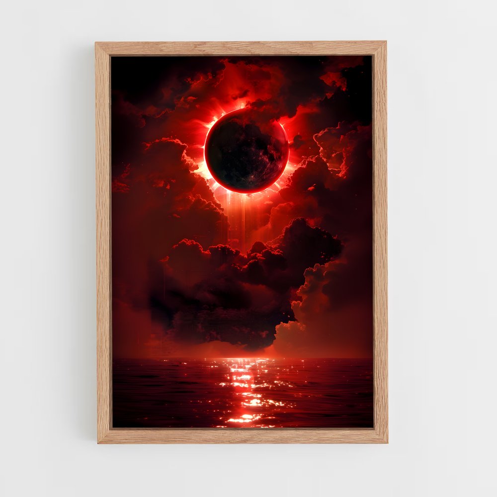ap-blood moon-15 cadre Bois clair