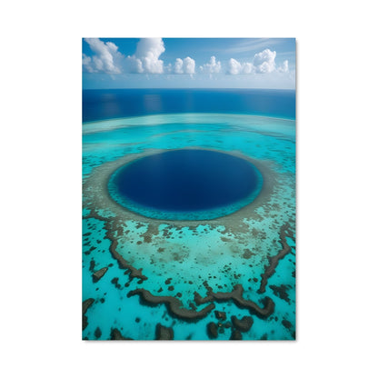 Poster Le Trou Bleu de Belize