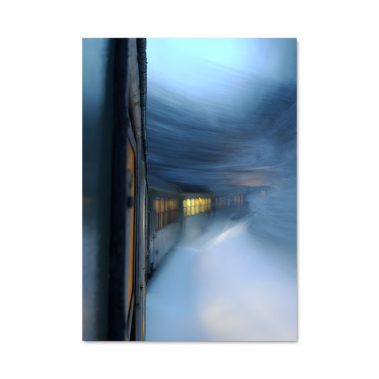 Poster Blue train 81664