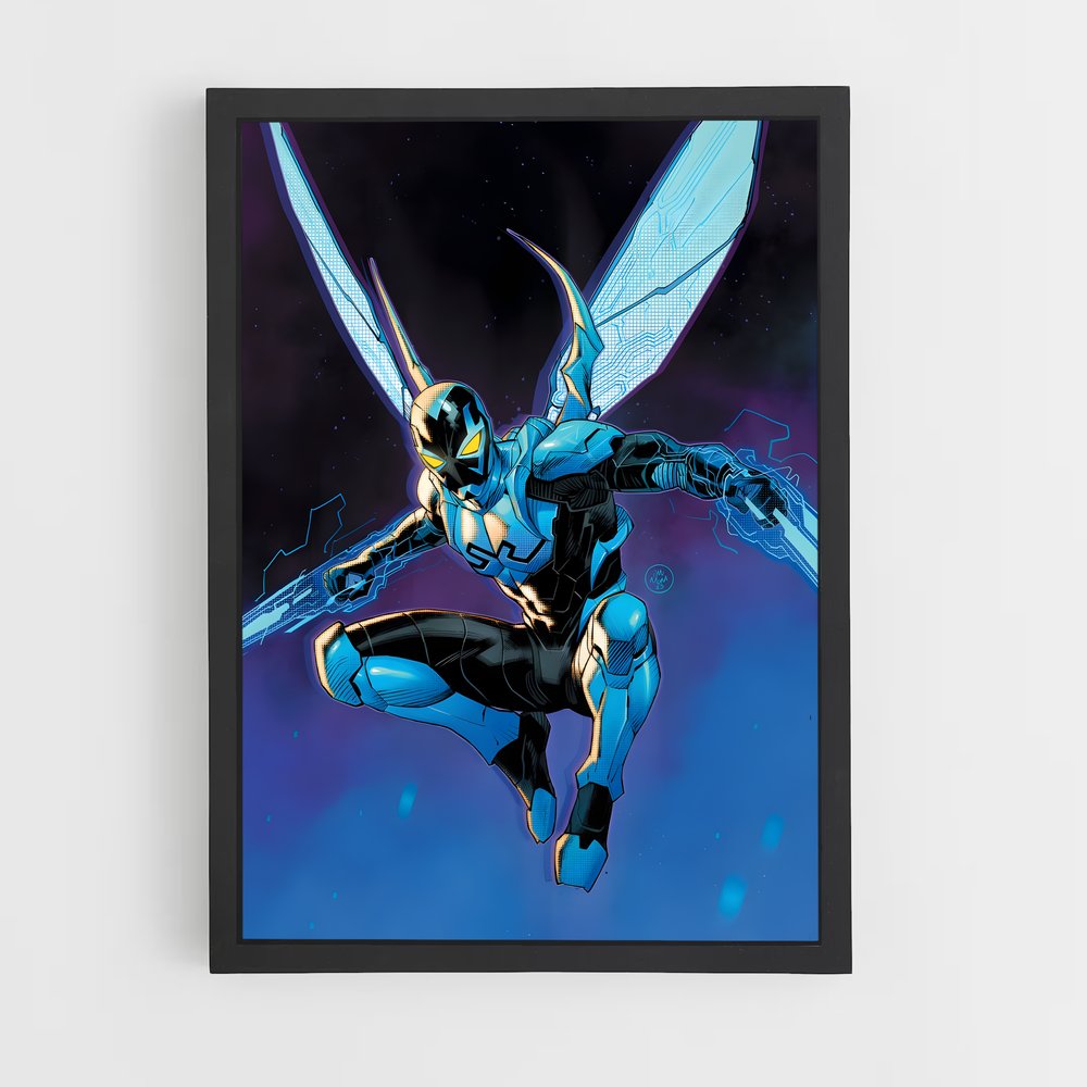 ap-blue beetle-1 cadre Noir