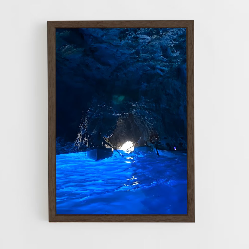 ap-blue grotto-4 cadre Bois foncé