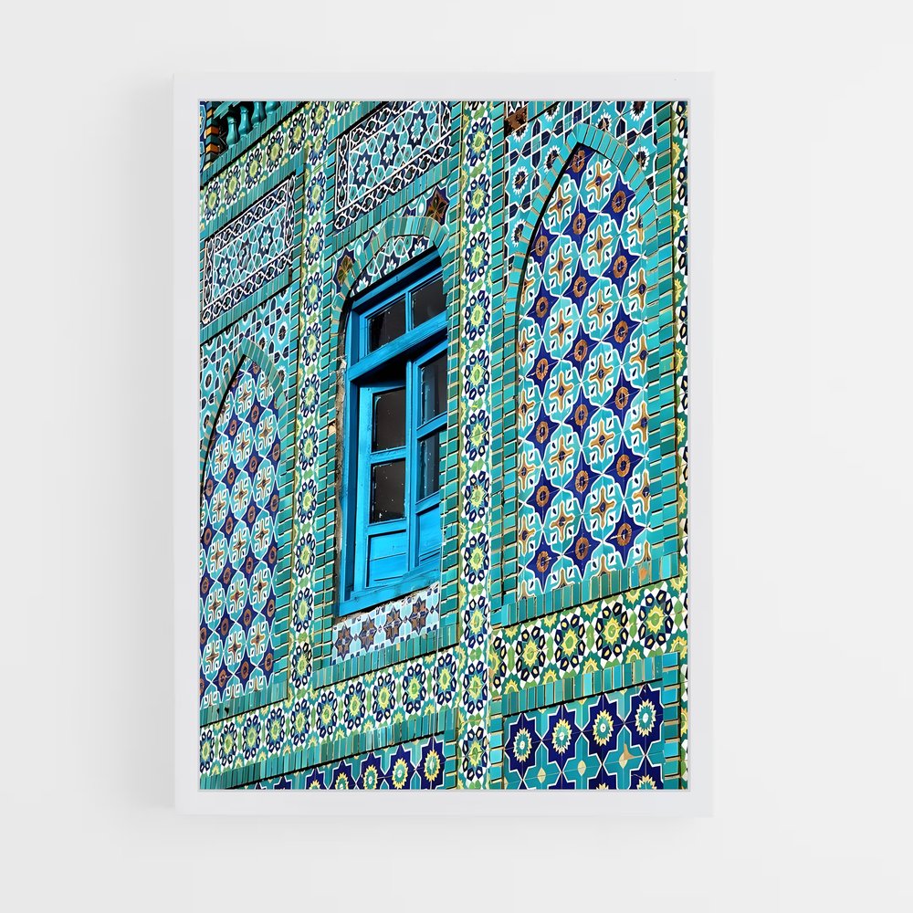 ap-blue mosque-2 cadre Blanc