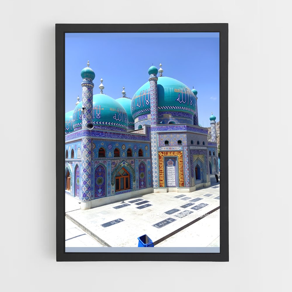 ap-blue mosque-4 cadre Noir