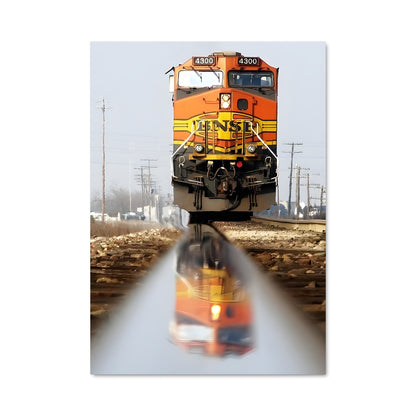 Poster Voyage à Travers les Rails
