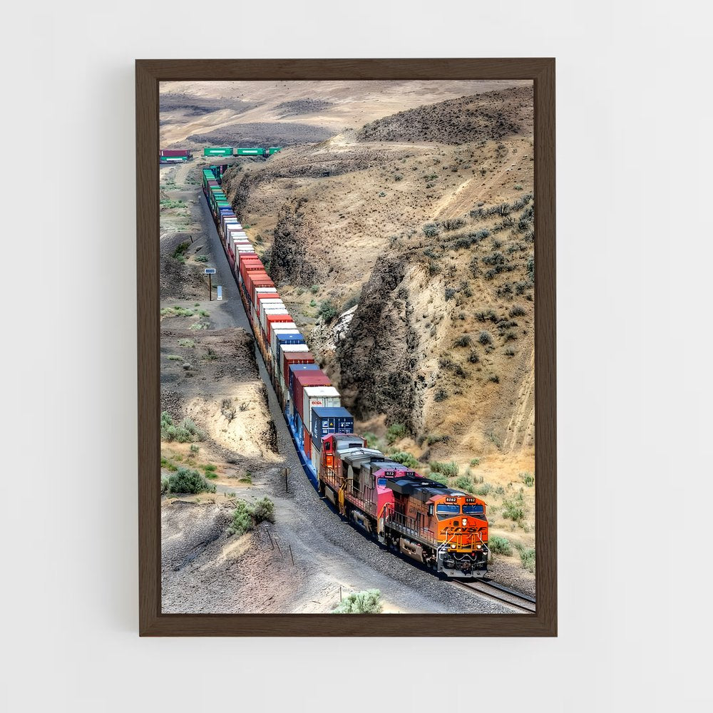 ap-bnsf railway-11 cadre Bois foncé