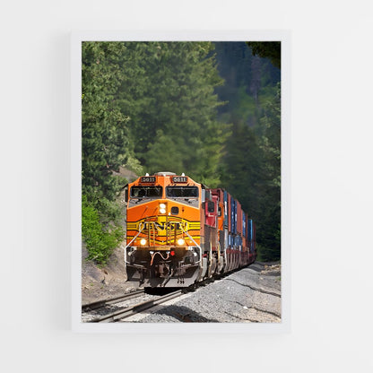 ap-bnsf railway-7 cadre Blanc