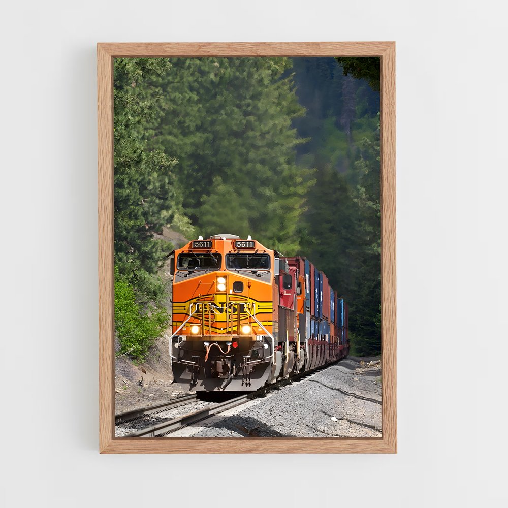 ap-bnsf railway-7 cadre Bois clair