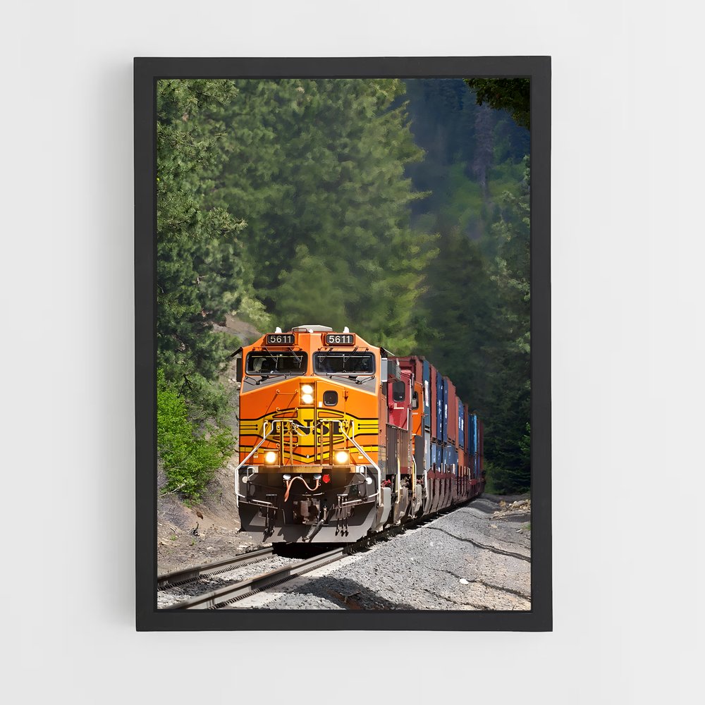 ap-bnsf railway-7 cadre Noir
