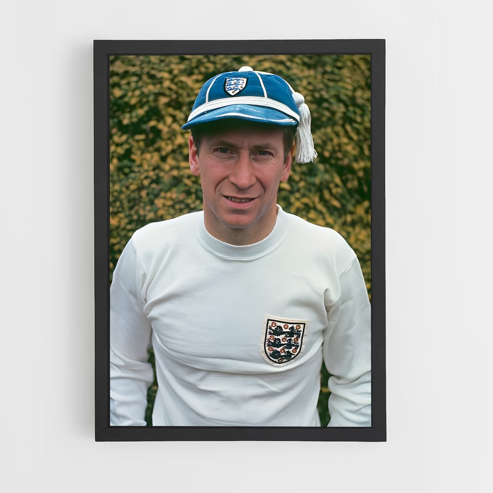 ap-bobby charlton-4 cadre Noir