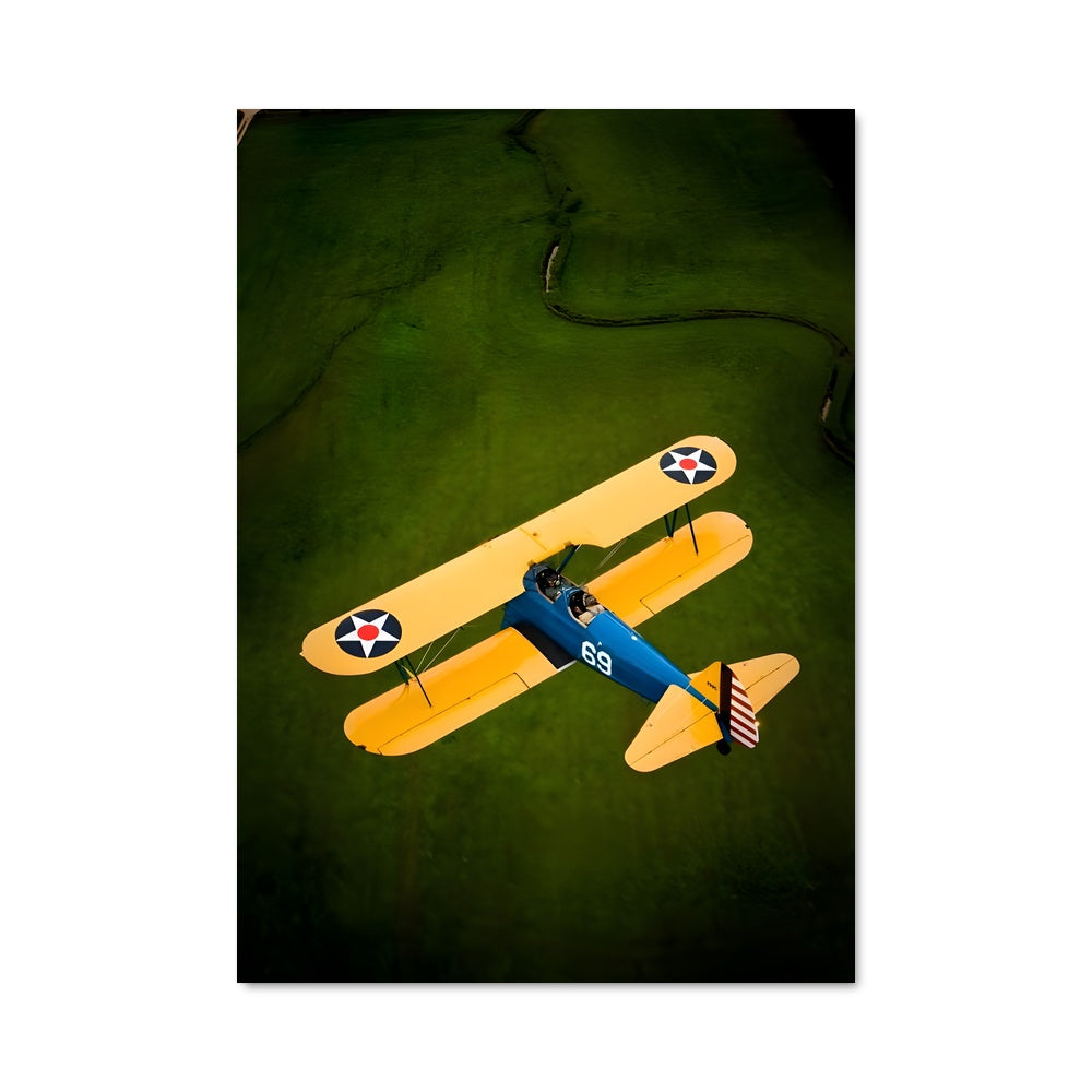 Poster Boeing stearman 80627