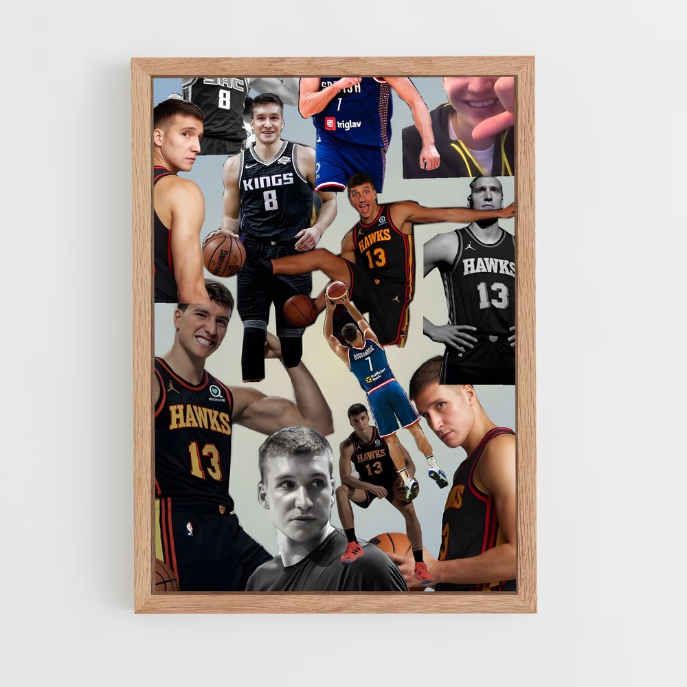 ap-bogdan bogdanovic-6 cadre Bois clair