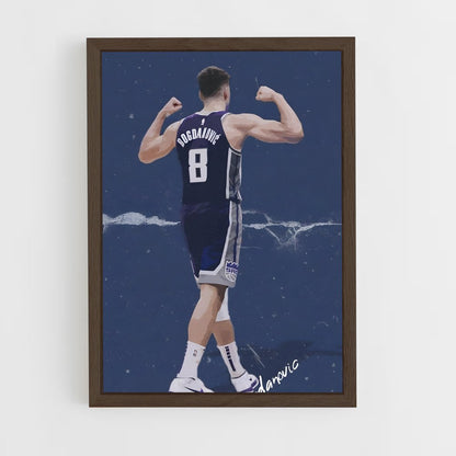 ap-bogdan bogdanovic-8 cadre Bois foncé