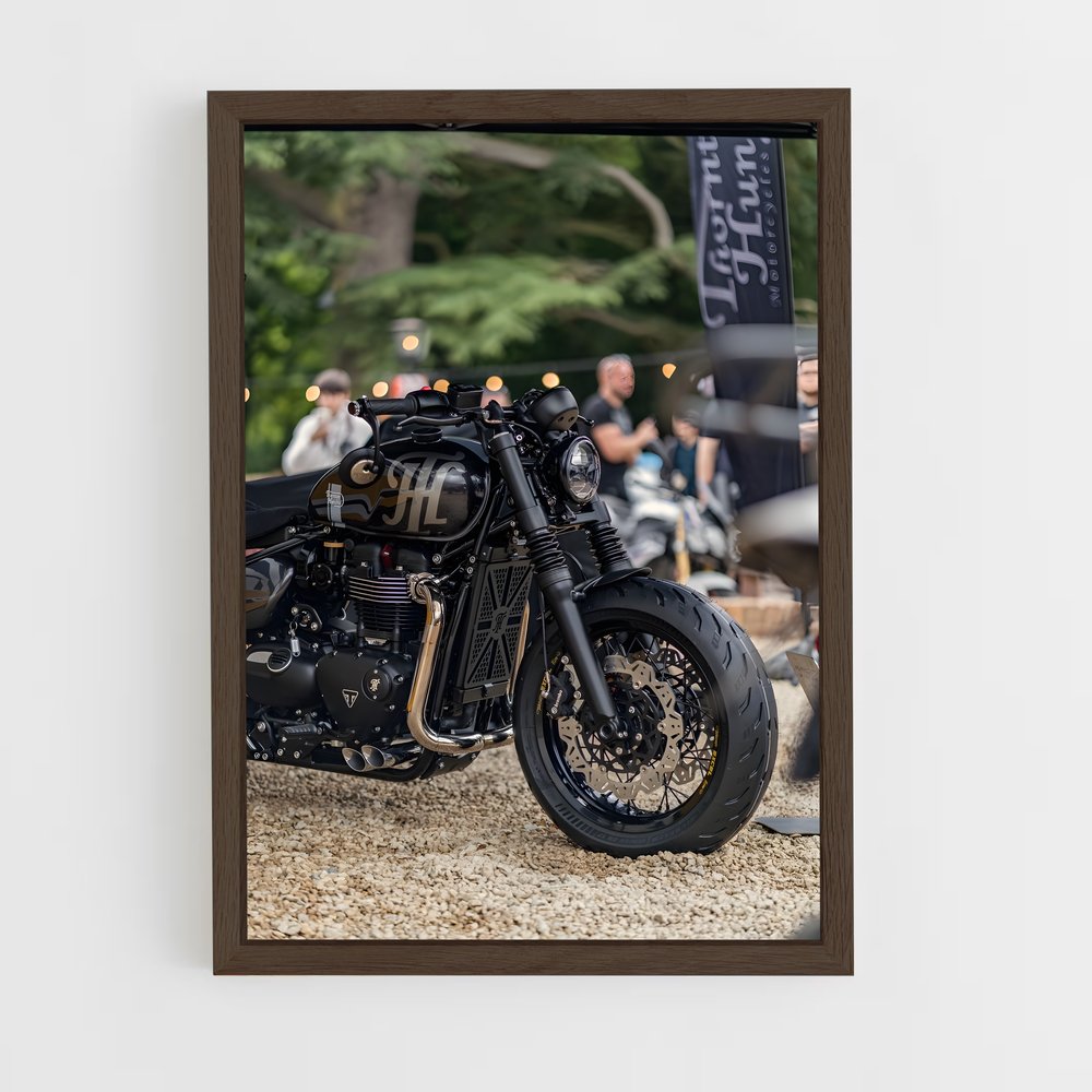 ap-bonneville bobber-2 cadre Bois foncé