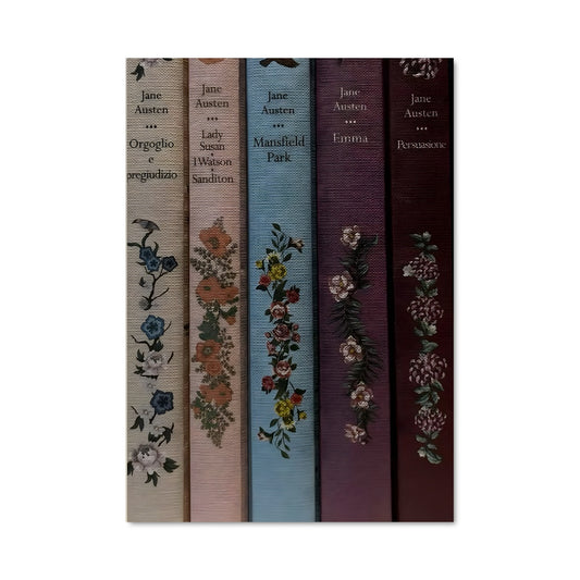 Poster Livres et Fleurs