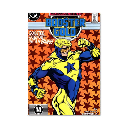 Poster Futuriste de Booster Gold