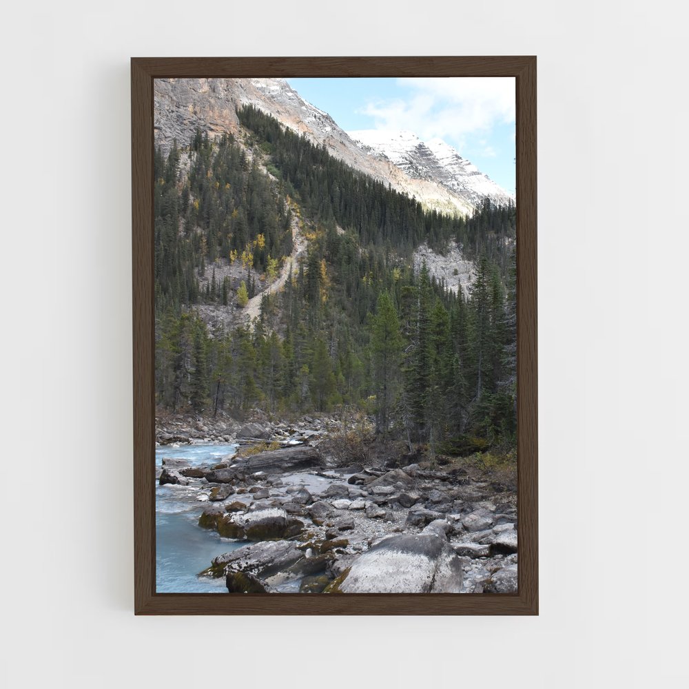 ap-boreal forest-1 cadre Bois foncé
