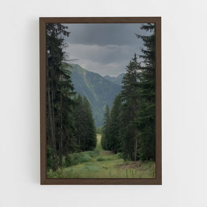 ap-boreal forest-5 cadre Bois foncé