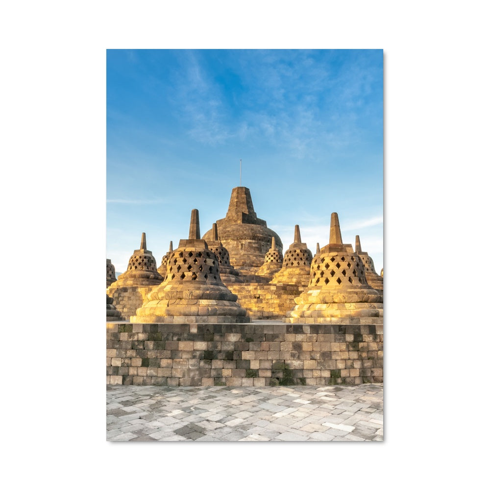 Poster Mur de Borobudur