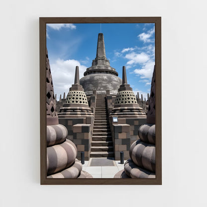 ap-borobudur-4 cadre Bois foncé