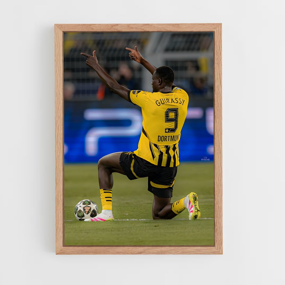 ap-borussia dortmund-5 cadre Bois clair