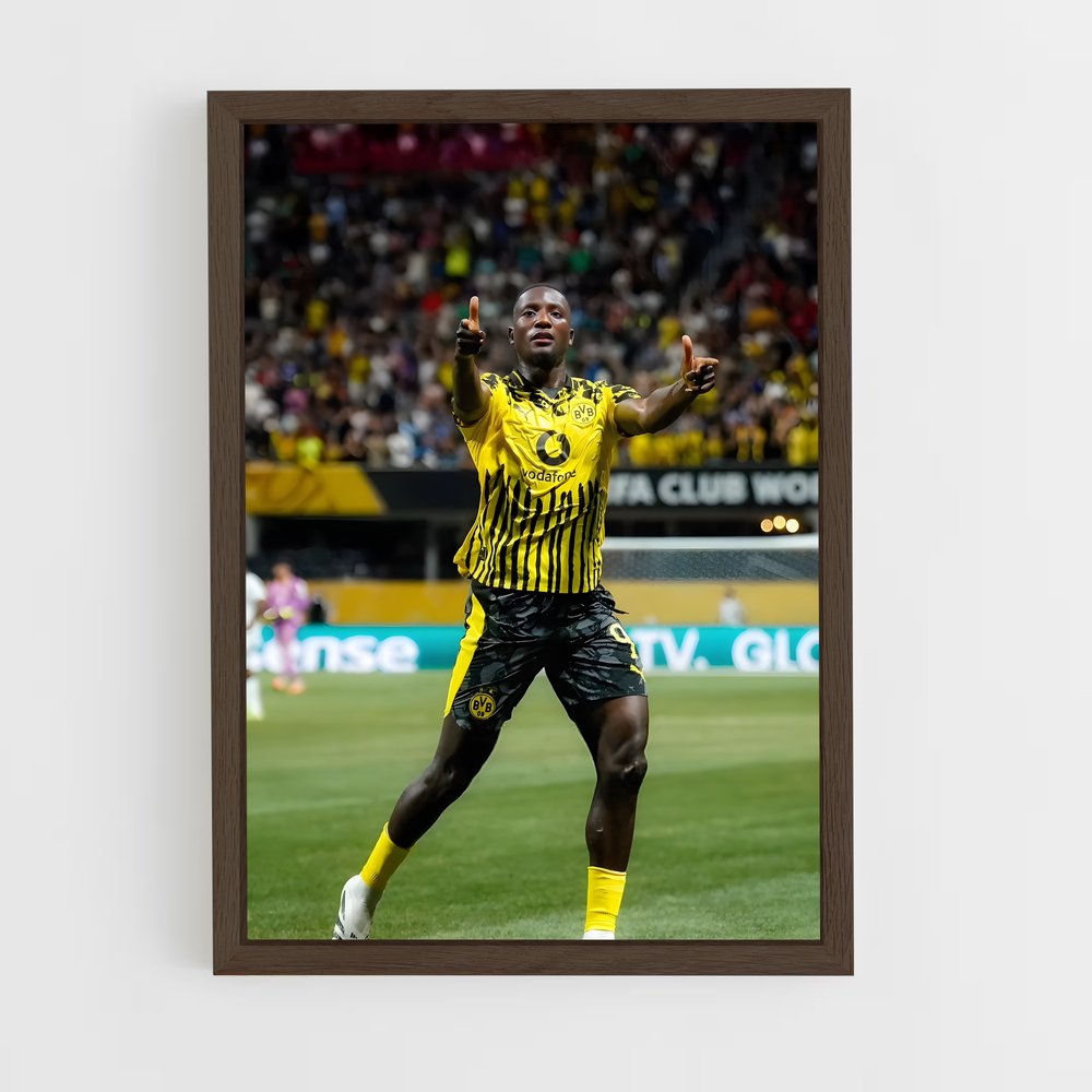 ap-borussia dortmund-6 cadre Bois foncé