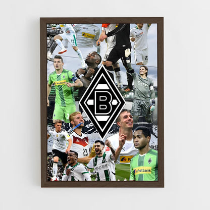 ap-borussia monchengladbach-2 cadre Bois foncé
