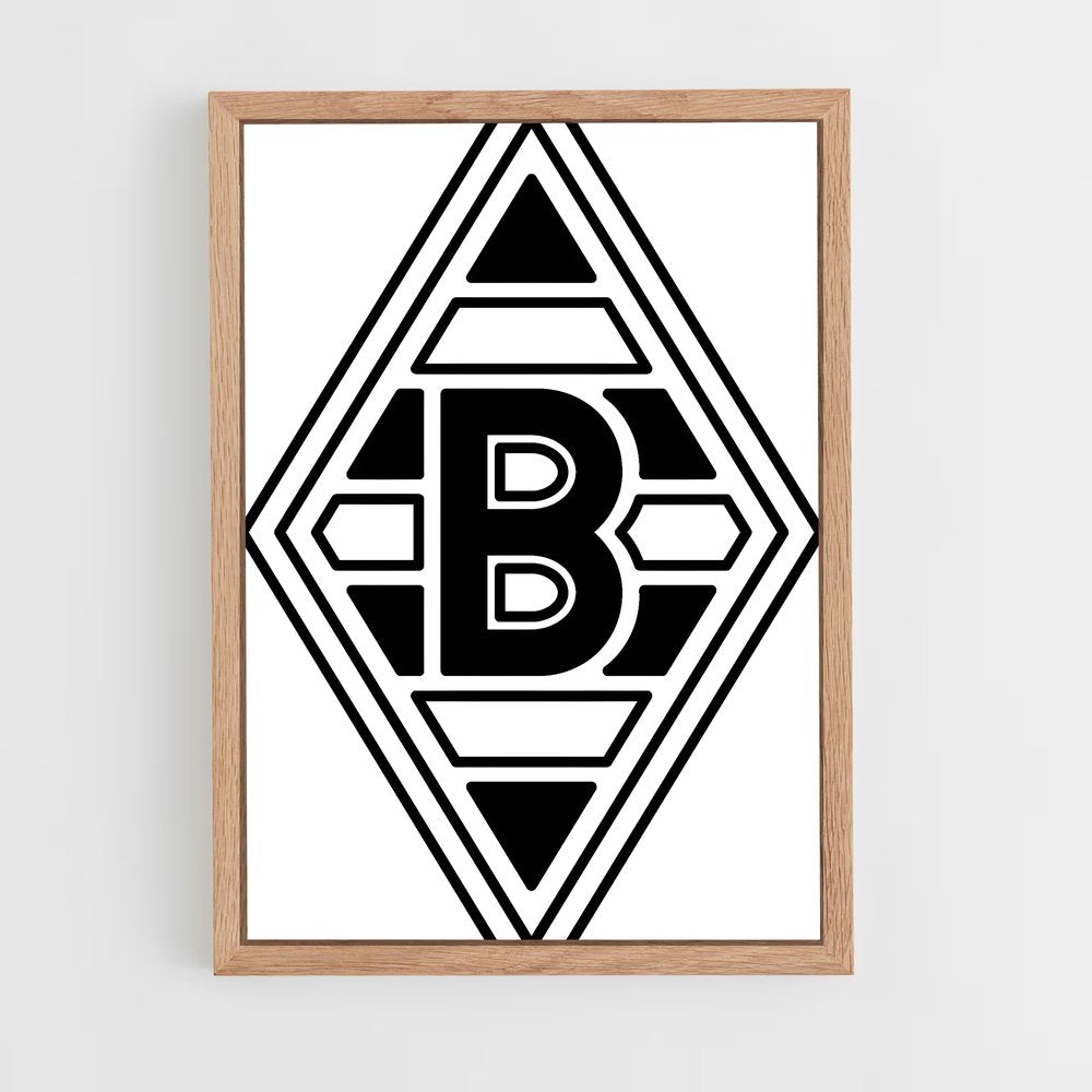 ap-borussia monchengladbach-4 cadre Bois clair