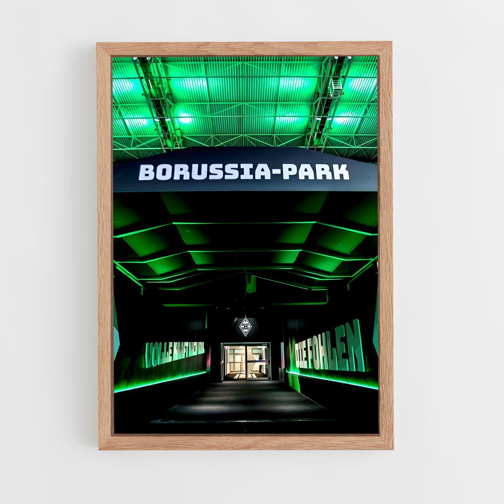 ap-borussia monchengladbach-8 cadre Bois clair