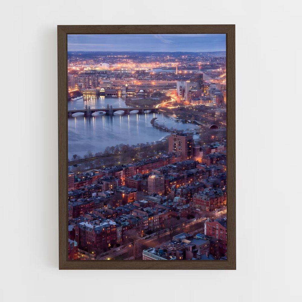 ap-boston-8 cadre Bois foncé