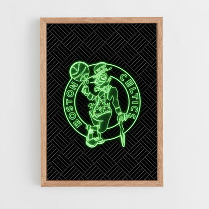 ap-boston celtics-4 cadre Bois clair