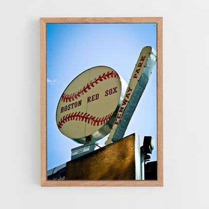ap-boston red sox-1 cadre Bois clair