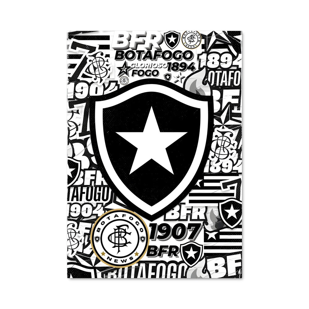Poster Botafogo de futebol e regatas 69678