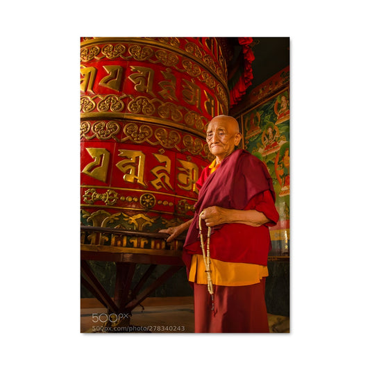 Poster Le Moine de Boudhanath