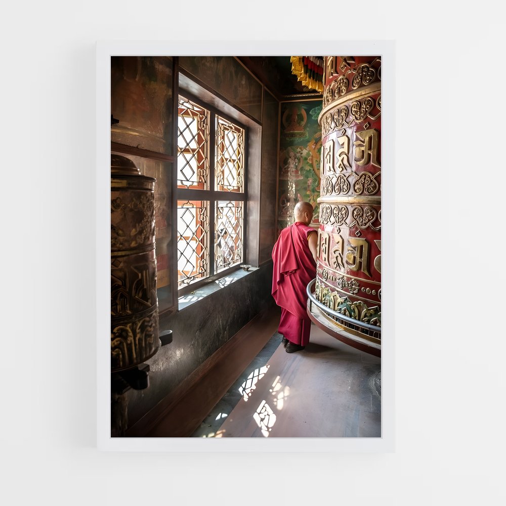 ap-boudhanath stupa-7 cadre Blanc