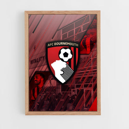 ap-bournemouth afc-2 cadre Bois clair
