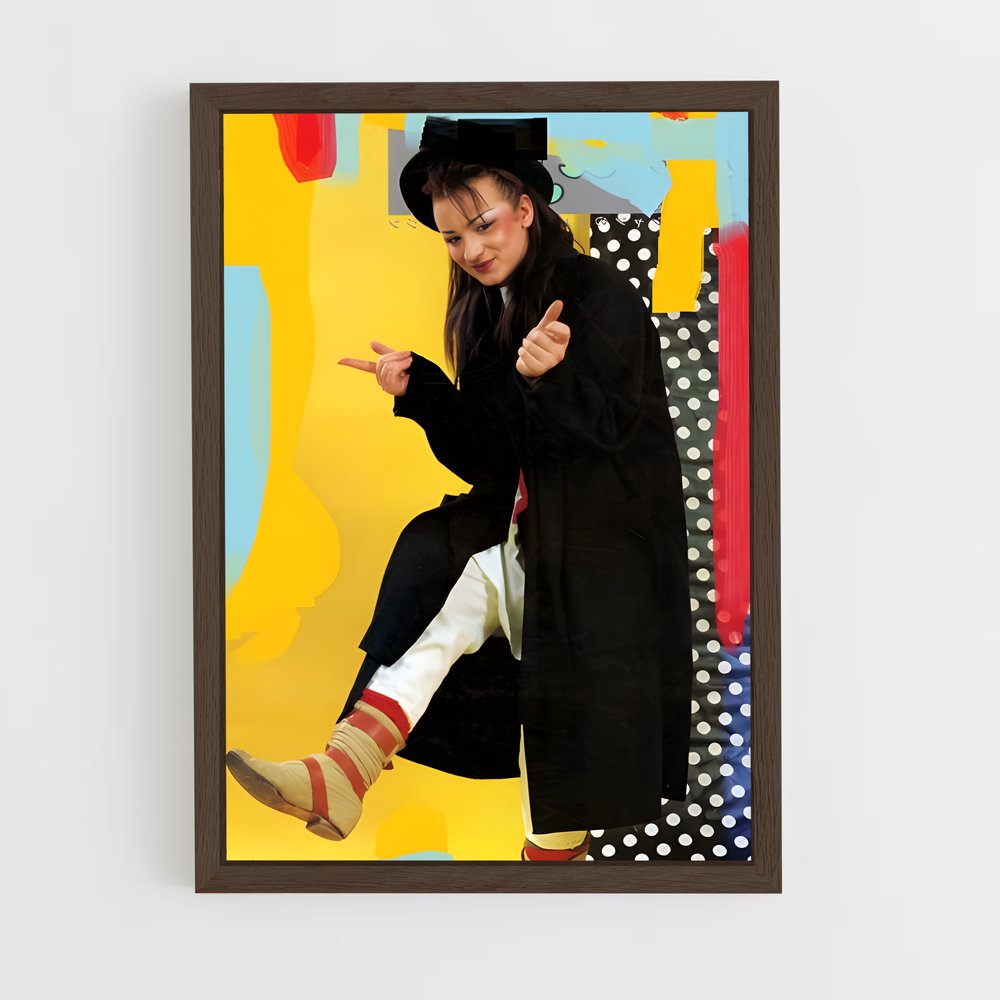 ap-boy george-2 cadre Bois foncé
